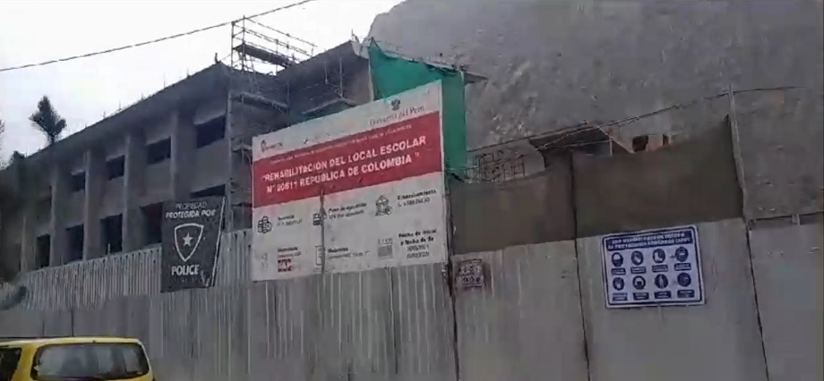 Lima: obra de rehabilitación de local escolar se encuentra paralizada hace dos años en Huarochirí