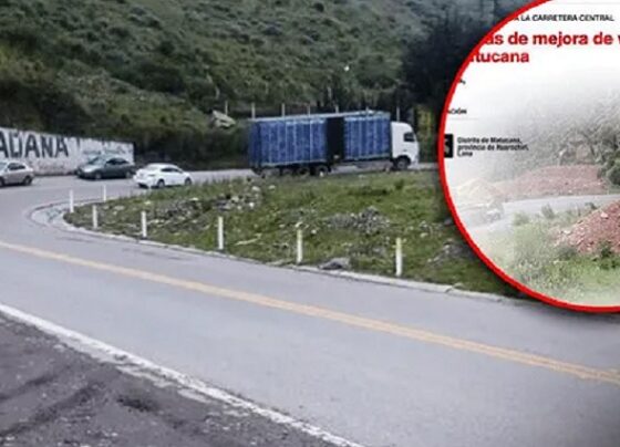 Carretera Central: obra vial en Matucana valorizada en casi S/10 millones tiene retraso de 5 años