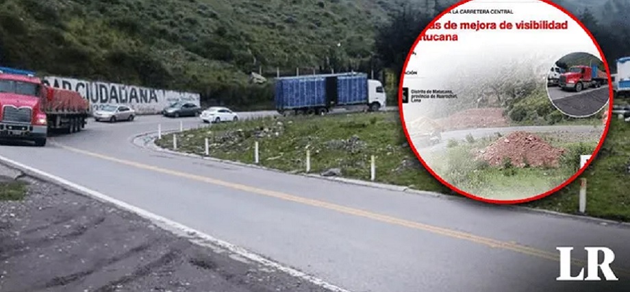 Carretera Central: obra vial en Matucana valorizada en casi S/10 millones tiene retraso de 5 años