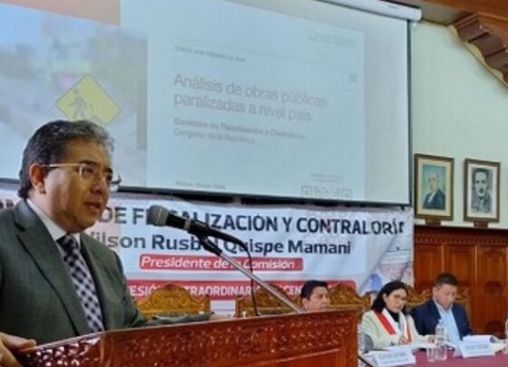 Contraloría advierte sobre obras públicas paralizadas hace más de 10 años
