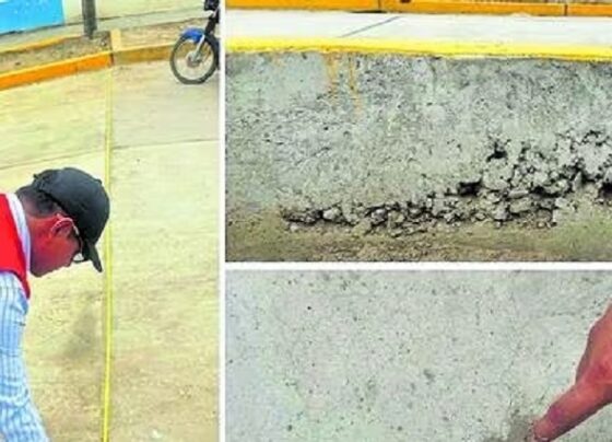 Contraloría halla deficiencias técnicas en una obra S/ 1.6 millones en Piura