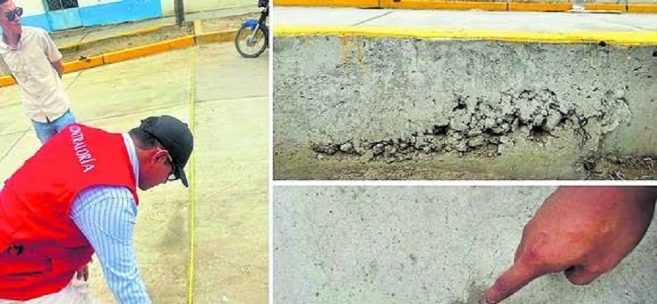 Contraloría halla deficiencias técnicas en una obra S/ 1.6 millones en Piura