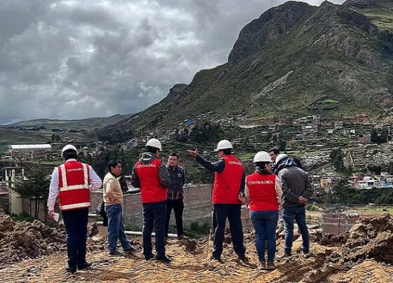 Detectan deficiencias en la construcción del muro de contención de la Universidad de Huancavelica