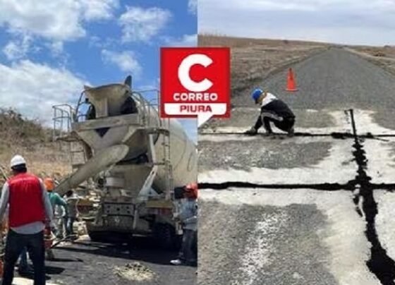 Detectan fisuras en obra vial de S/ 25 millones en Piura
