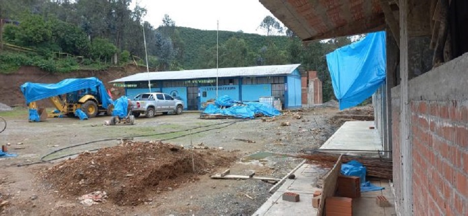 Huarmaca: municipio resuelve contrato a empresa que ejecutaba obra en colegio en Eucalipto de Porcuya