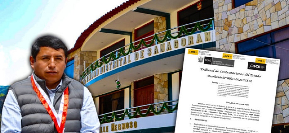 Por irregularidades: TCE anula buena pro a Consorcio Unidos en la Municipalidad de Sanagorán