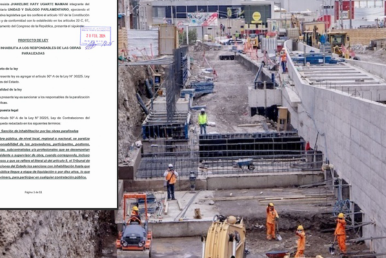Proponen inhabilitar a responsables de obras públicas paralizadas