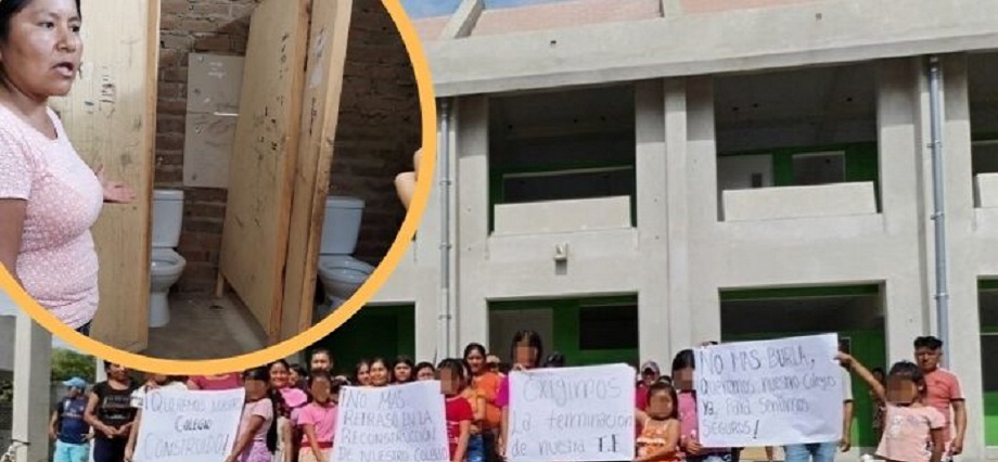 Catacaos: obra de la IE 20073 de La Campiña está paralizada y aulas de contingencia son un riesgo