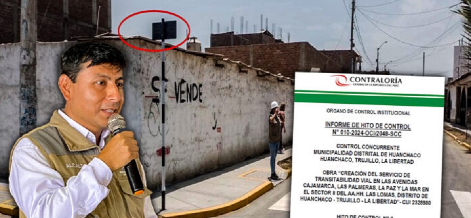 Contraloría detecta serias deficiencias en obra que ejecuta la Municipalidad Distrital de Huanchaco
