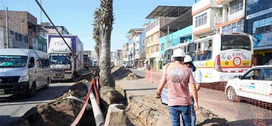 Chimbote: MPS penalizará a la empresa que ejecuta la obra en la avenida Gálvez