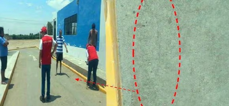 Chincha: advierten deficiencias constructivas en obra del municipio de Chincha Baja