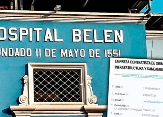 Contratista imprescindible: Constructora ganó 56 contratos en el Hospital Belén de Trujillo
