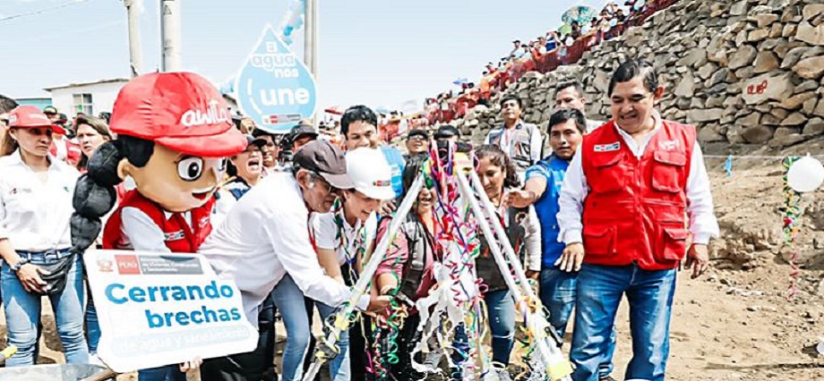 Nueva obra de agua potable en Villa María del Triunfo