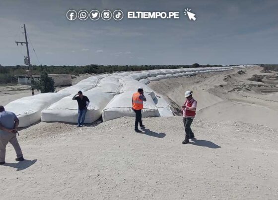 Piura: Contraloría detecta daños en trabajos del dique de Chutuque