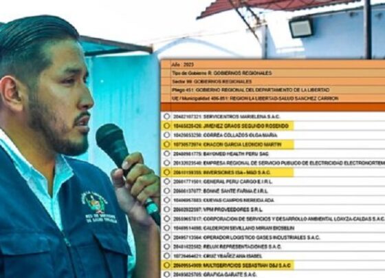 Familiares de otro dueño de carro que usa Gerardo Florián también ganaron contratos durante su gestión en Red de Salud Sánchez Carrión