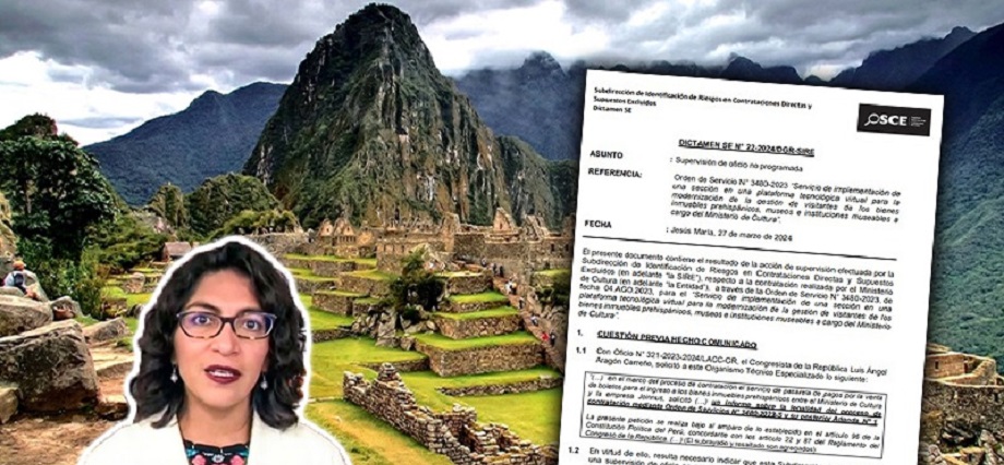Machu Picchu: Osce confirma que contrato de Joinnus es irregular