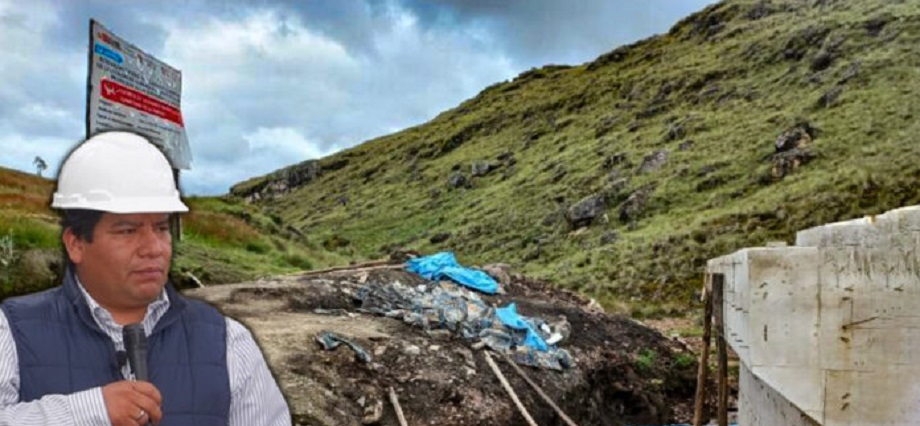 Otra vez Tarsis: Detectan que puente que construye la Municipalidad de Julcán presenta serias irregularidades