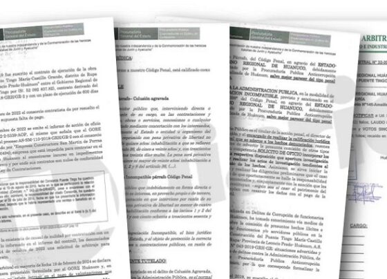 Procuraduría Anticorrupción denuncia al Gorehco por caso del puente Tingo María – Castillo Grande
