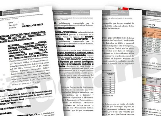 Procuraduría Anticorrupción formuló denuncia sobre compra de maquinarias por la DRTC Huánuco