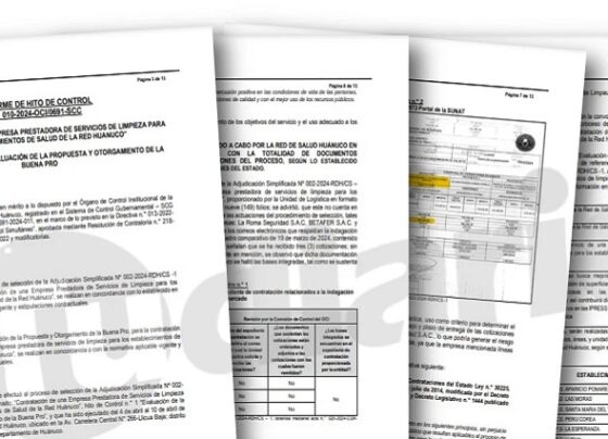 Red de Salud Huánuco uso a empresa de seguridad para cotizar en licitación para limpieza de 24 establecimientos