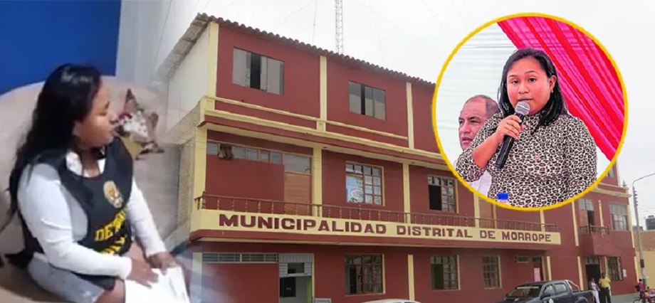 Exalcaldesa de Mórrope es detenida por ser la presunta cabecilla de ‘Los lecheros de la construcción’