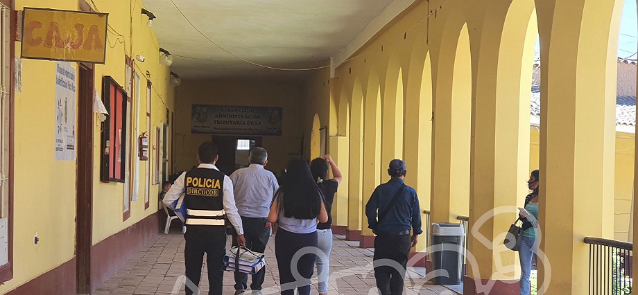 Investigan obra del palacio municipal de Pillco Marca