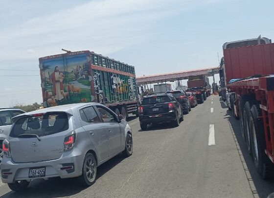 Piura: obras en peaje vía a Sullana, tardan en culminar creando congestionamiento