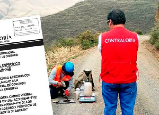 Áncash: advierten pago irregular por mantenimiento de camino vecinal en Corongo