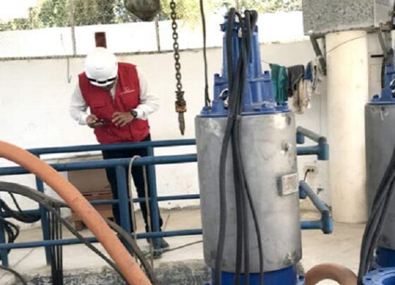 Contraloría advirtió que contratista no concluyó instalación de equipos de bombeo de aguas residuales