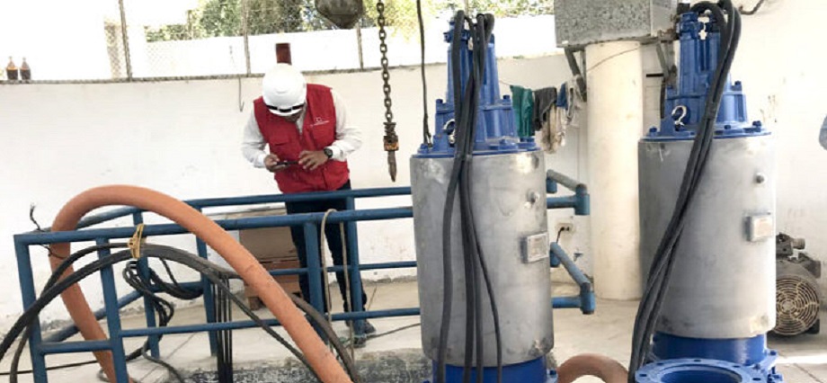 Contraloría advirtió que contratista no concluyó instalación de equipos de bombeo de aguas residuales