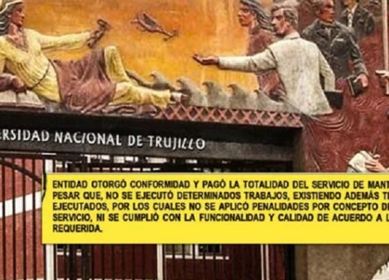 Contraloría: UNT pagó servicios de mantenimiento no ejecutados y no aplicó penalidades a consorcio