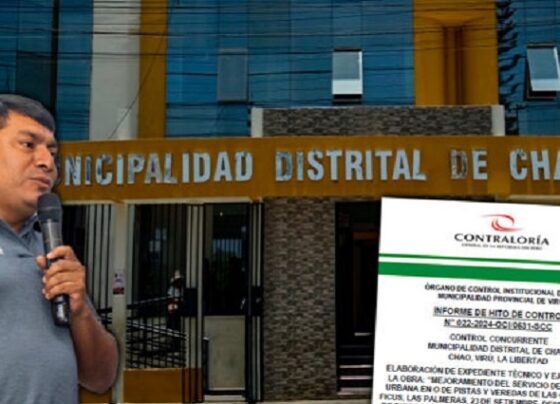 Chao: Consorcio Consultor Los Ficus se habría adjudicado irregularmente buena pro para elaborar expediente técnico