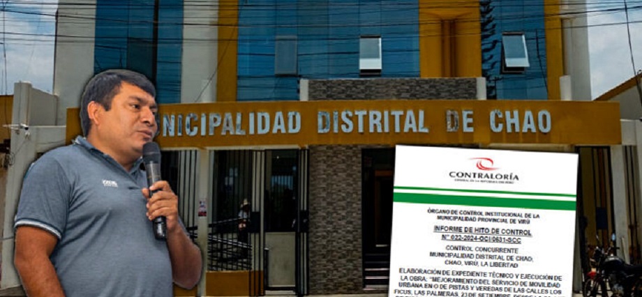Chao: Consorcio Consultor Los Ficus se habría adjudicado irregularmente buena pro para elaborar expediente técnico