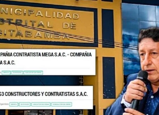 Constructoras vinculadas al alcalde de Usquil ganan contratos con la Municipalidad de Sitabamba
