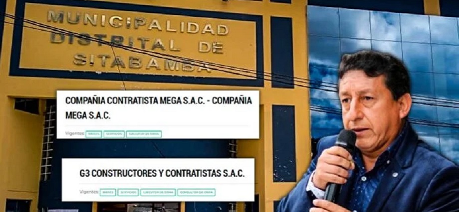 Constructoras vinculadas al alcalde de Usquil ganan contratos con la Municipalidad de Sitabamba