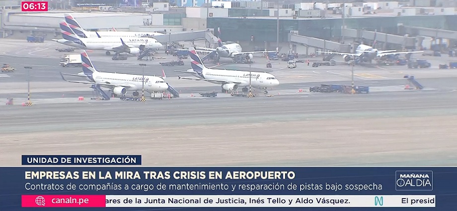 Empresas en la mira tras crisis en Aeropuerto Jorge Chávez