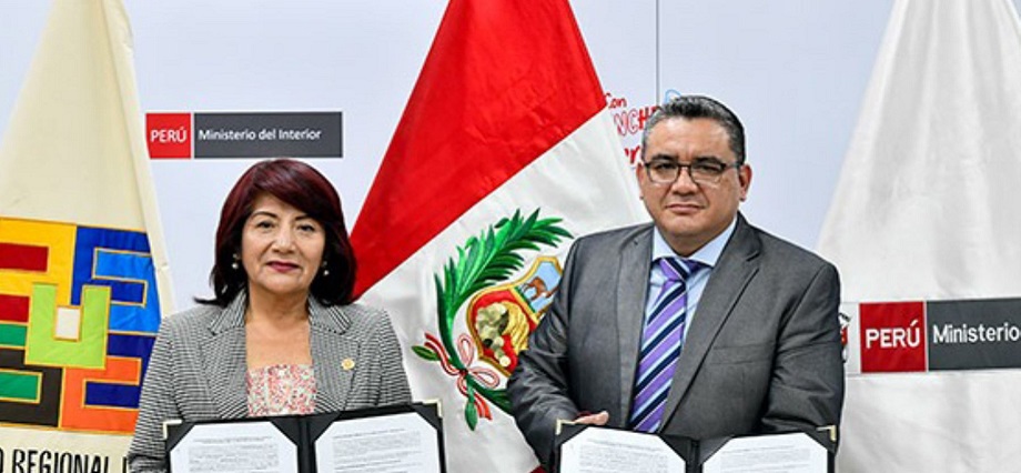 Mininter y Gobierno Regional de Lima firman convenio para compra de 30 nuevos patrulleros