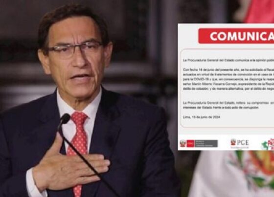 Procuraduría pide reabrir investigación contra Martín Vizcarra por compra de pruebas COVID