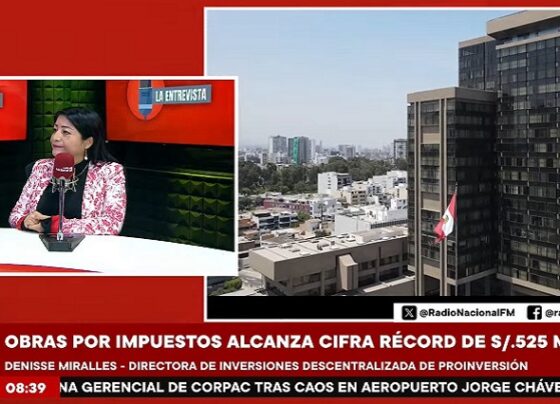 Proinversión: Obras por impuestos alcanza S/ 8,126 millones en 16 años