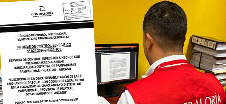 Áncash: detectan perjuicio de S/ 954 mil por obra inconclusa de colegio en Pamparomás