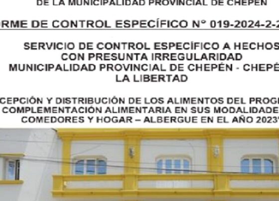 Chepén: Contraloría Recomendó Procesar Penal y Administrativamente a Funcionarios Municipales