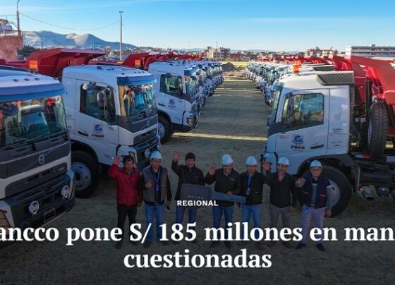 Hancco pone S/ 185 millones en manos cuestionadas