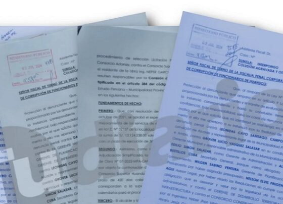 Plantean cuatro denuncias ante la Fiscalía Anticorrupción contra el alcalde de Ambo