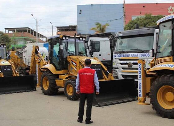 Tumbes: Contraloría reveló irregularidades y falta de sustento en compra de maquinaria