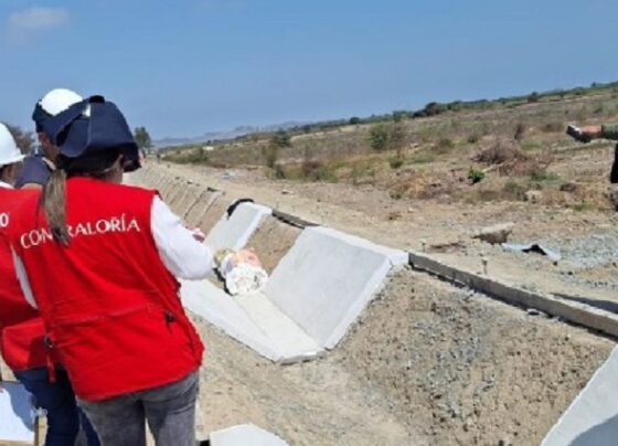 Advierten pagos por partidas no ejecutadas y deficiencias en obra de riego en Chiclayo