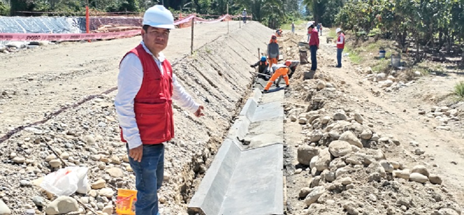 Contraloría alerta mala construcción de obra de saneamiento en Tocache