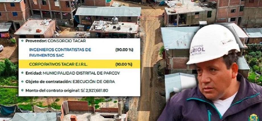 La Libertad: Empresa sin experiencia tiene que consorciarse para ganar obra millonaria en municipio de Parcoy