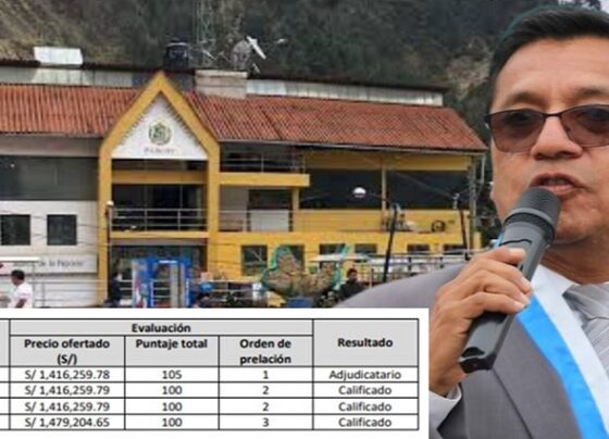 Esposa de alcalde de Salaverry busca ganar licitación en la Municipalidad de Parcoy