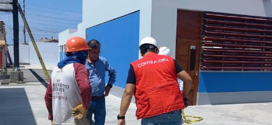 Chimbote: obra de colegio fue recibida pese a deficiencias en la construcción