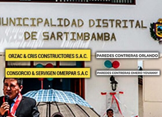 La Libertad: empresas de hermanos ganan licitaciones en municipio de Sartimbamba